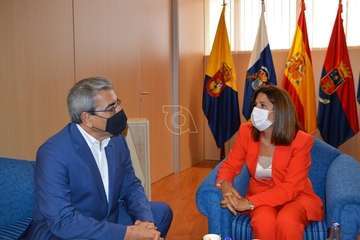 Visita oficial a Telde de Román Rodríguez, vicepresidente del Gobierno de Canarias/TA y Acfi Press.